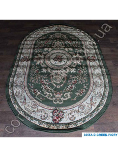 Ковер Super Elmas 3655 green-ivory ov